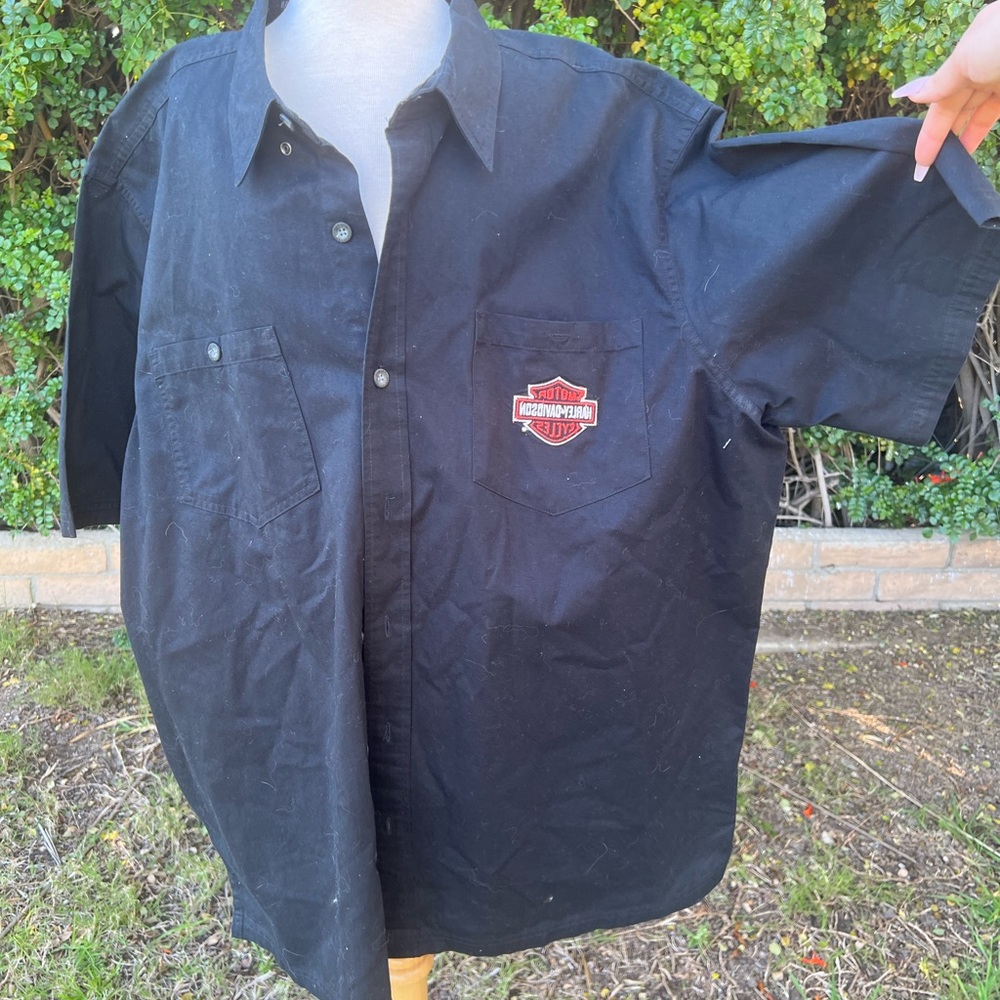 Harley Davidson Button Down - image 2